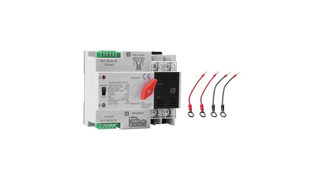 100 amp automatic transfer switch