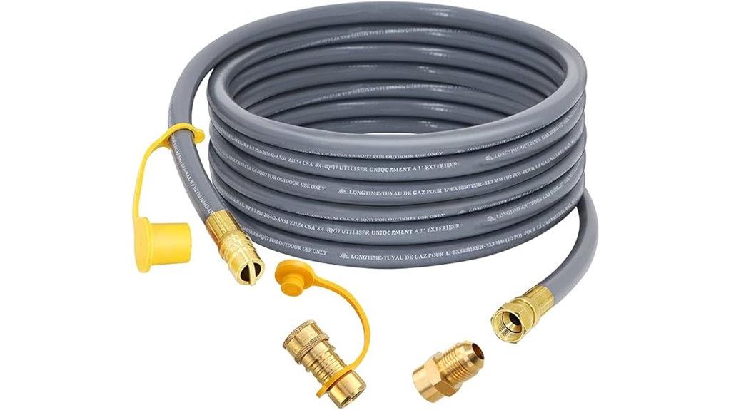 24 foot gas hose extension
