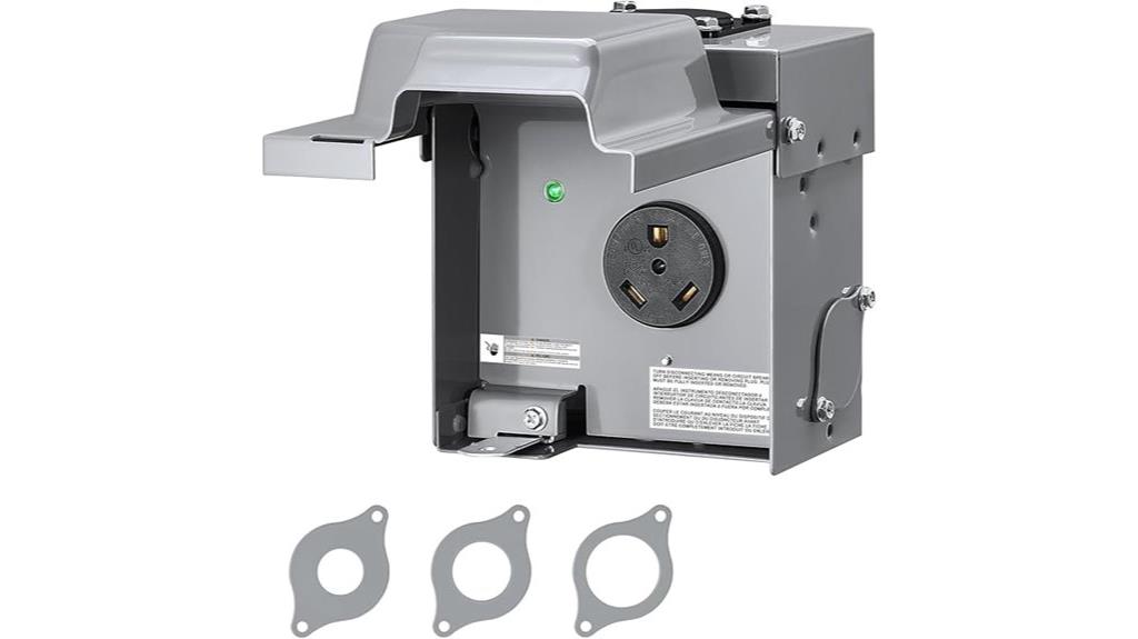 30 amp rv outlet box