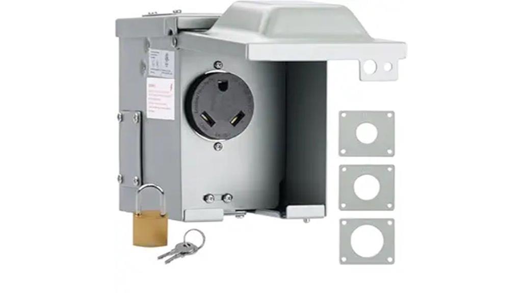 30 amp rv power outlet