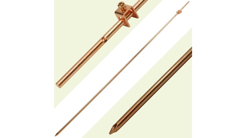 4 foot copper grounding rod