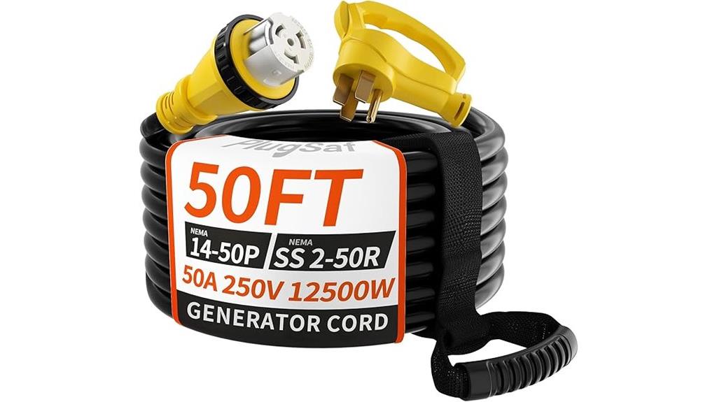 50 amp 50ft twist lock