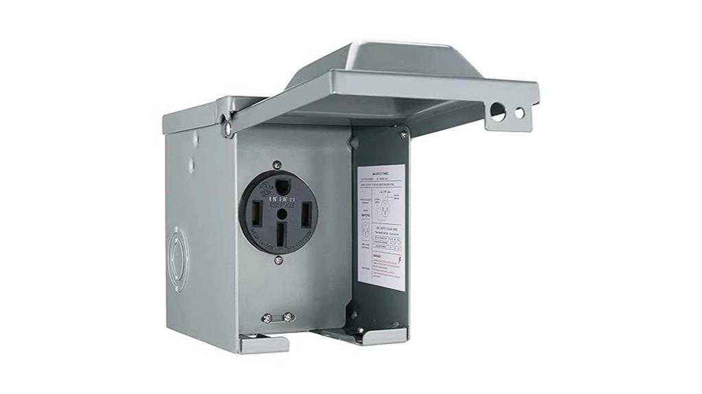 50 amp rv power outlet