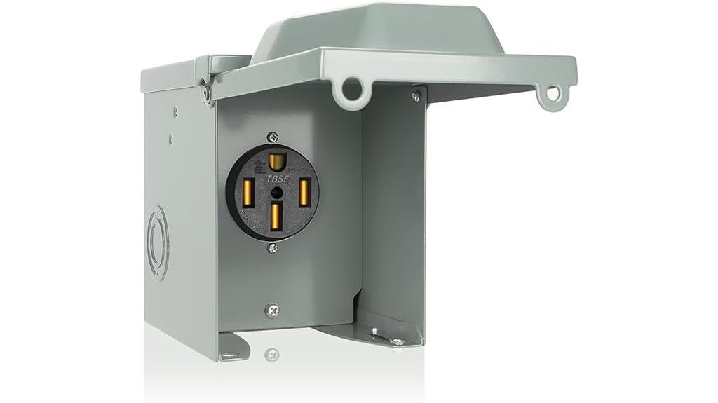 50 amp rv power outlet