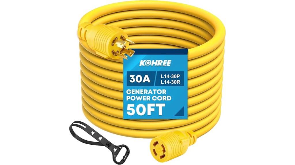 50ft generator power cord