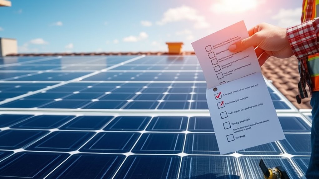 annual solar system inspection