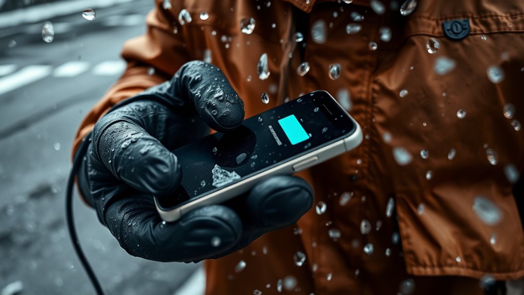 avoid outdoor wet charging