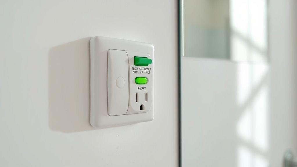 bathroom wiring safety compliance