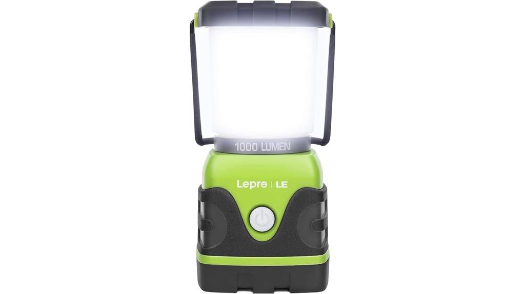 bright portable camping lantern