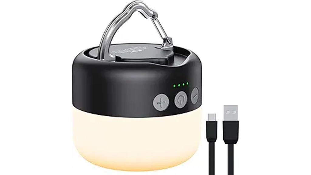 bright rechargeable camping lantern