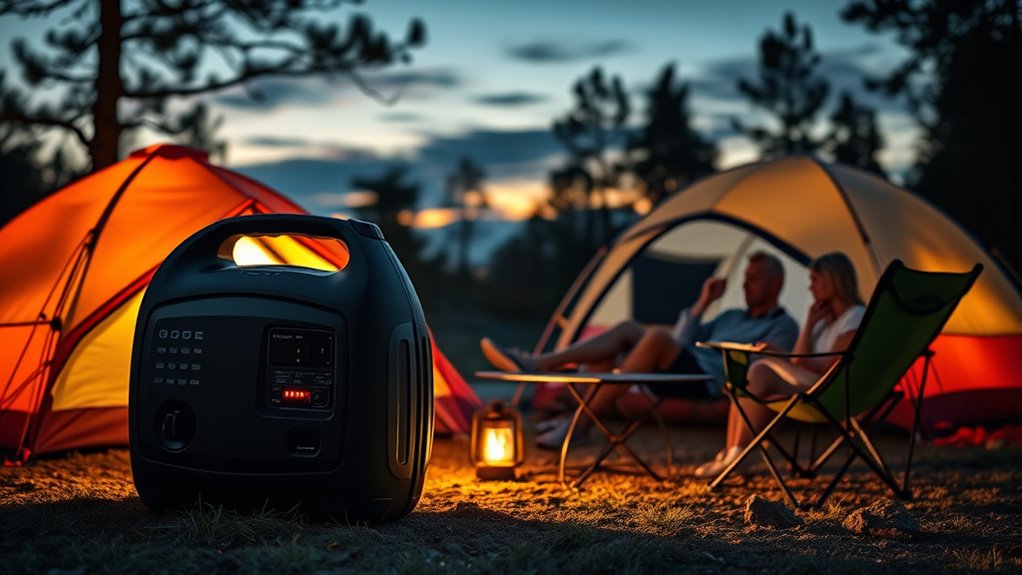 camping generator selection criteria