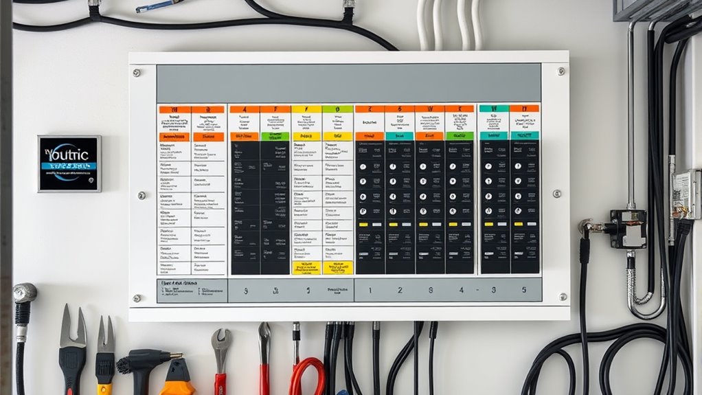 clear labeled circuit organization