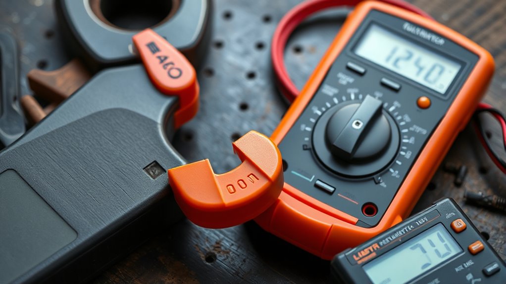 comparing clamp and multimeters