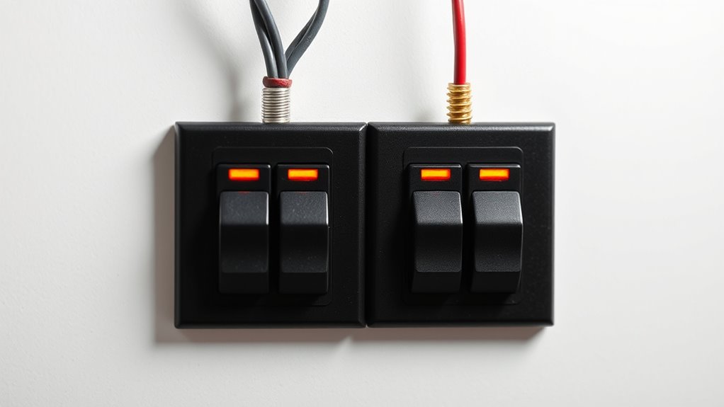 control lights from two spots