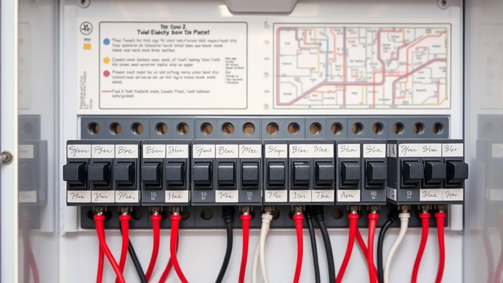 create organized electrical map