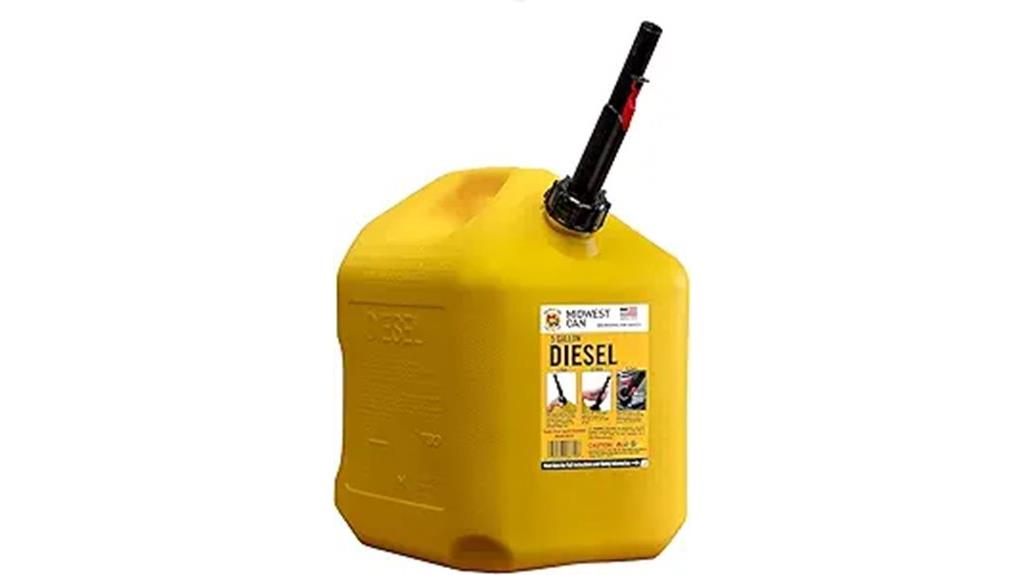 diesel fuel safety container
