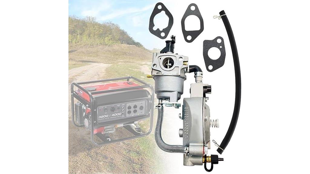 dual fuel generator conversion