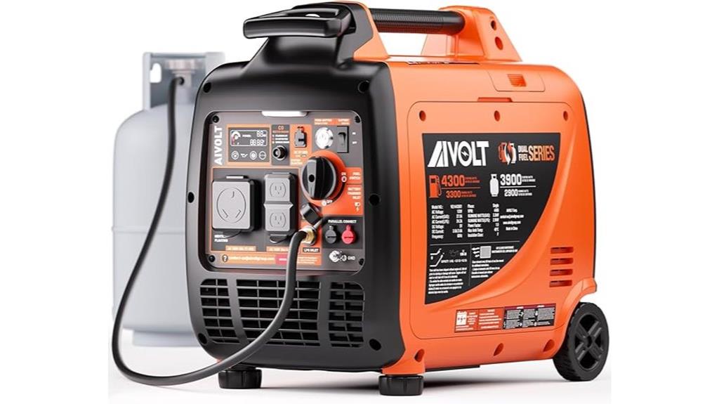 dual fuel power generator