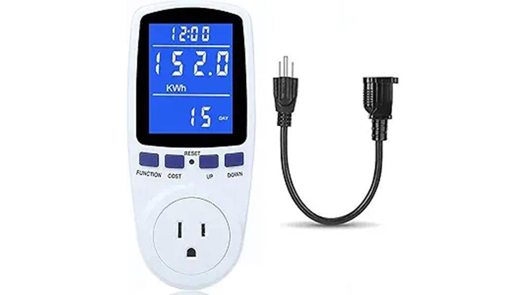 enhanced watt meter features