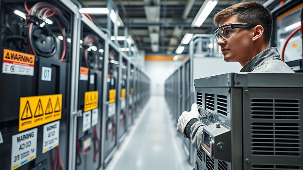 ensure safe lithium battery handling