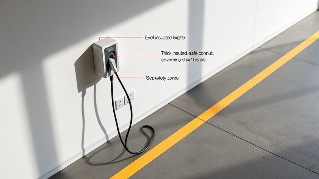 establish designated safety zones