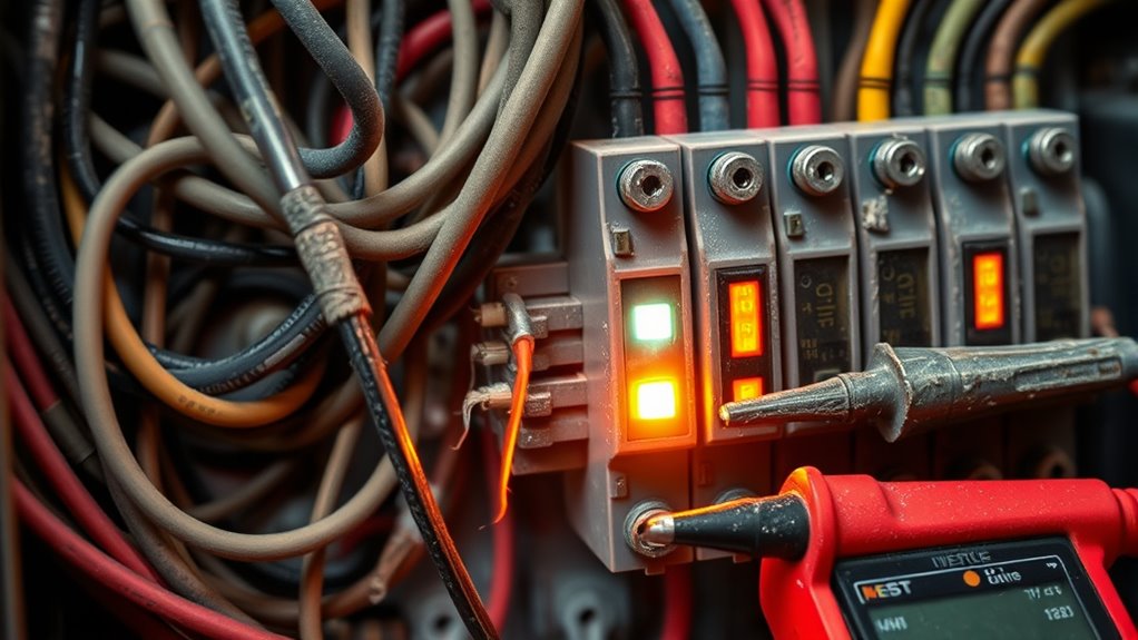 faulty wiring causes breaker trips