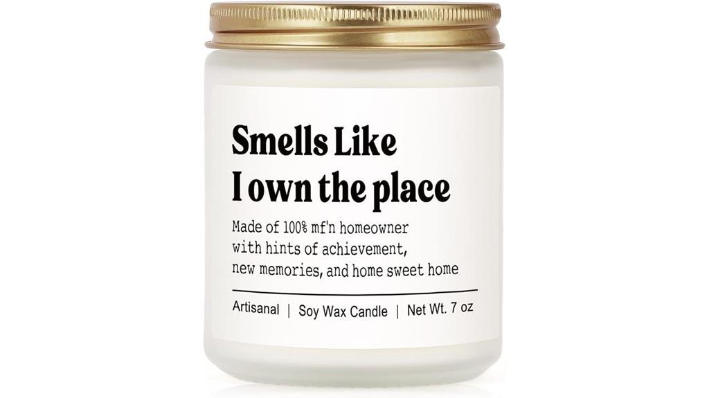 handmade 7oz housewarming candle