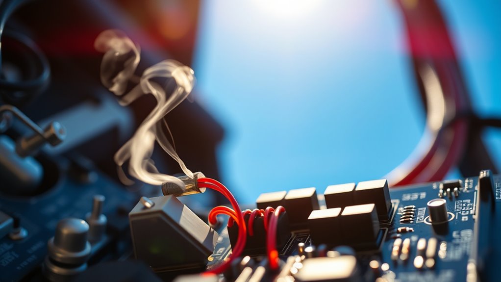 heat causes electrical failures