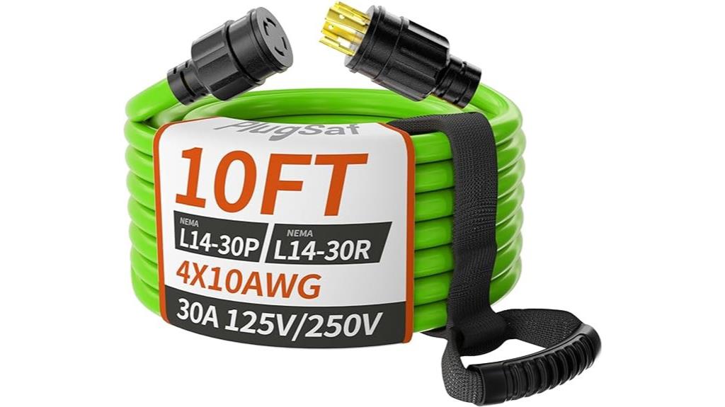 heavy duty 10ft generator cord
