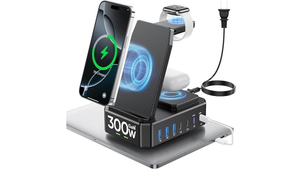 high power apple charging dock