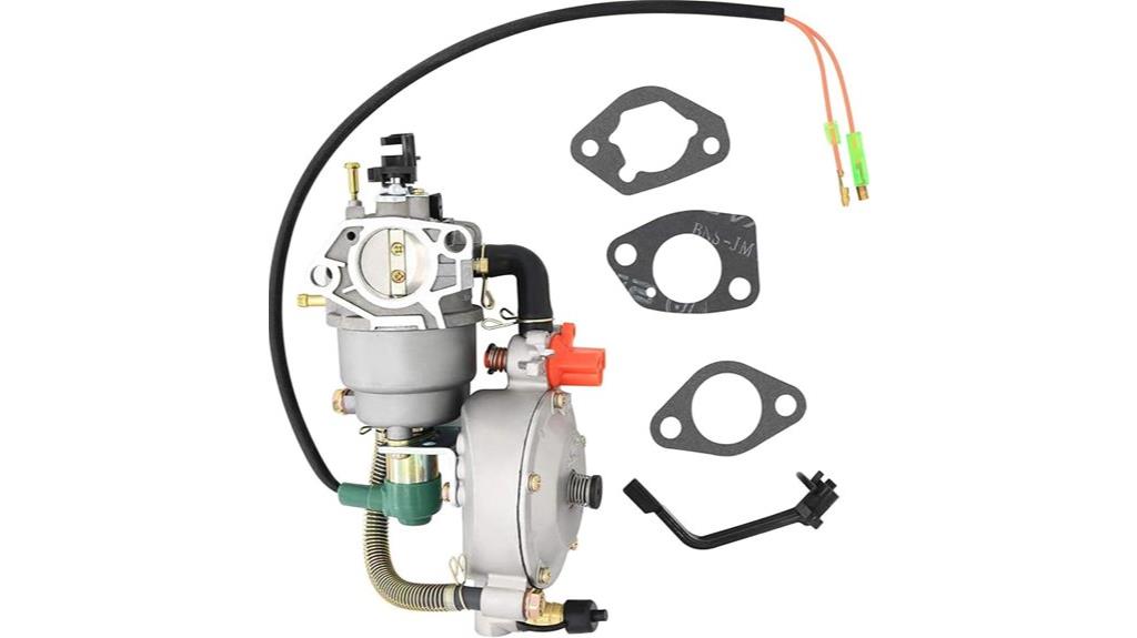 manual choke dual fuel