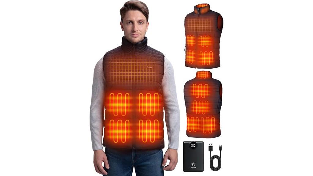 men s rechargeable heated vest