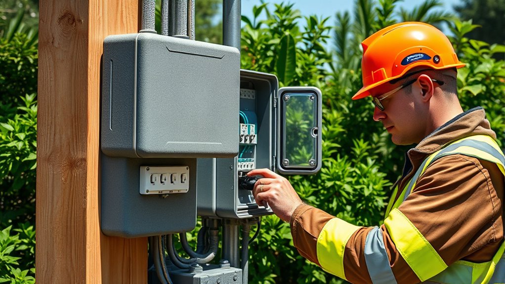 outdoor electrical safety maintenance