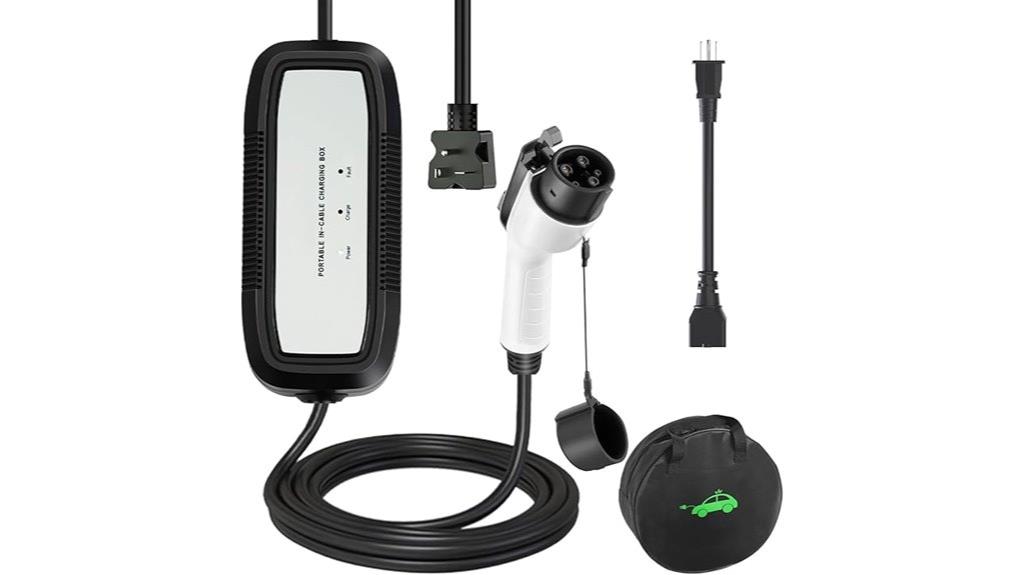 portable 16a ev charger
