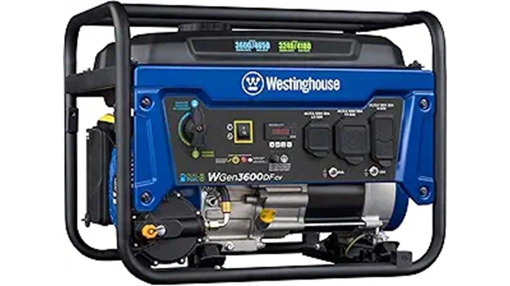 portable dual fuel generator