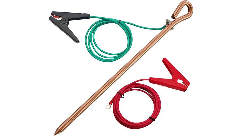 portable grounding kit included