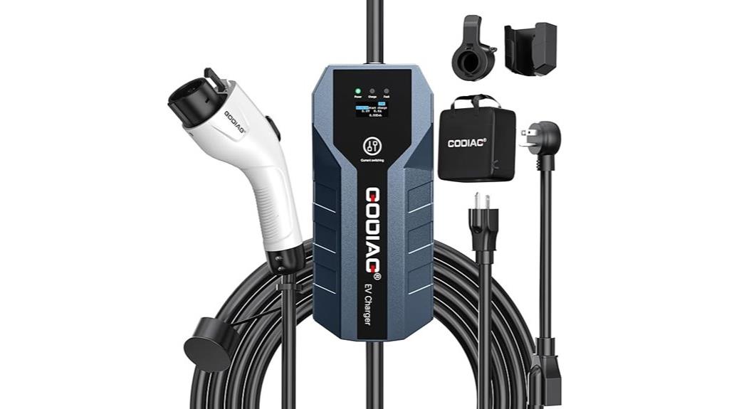 portable j1772 ev charger