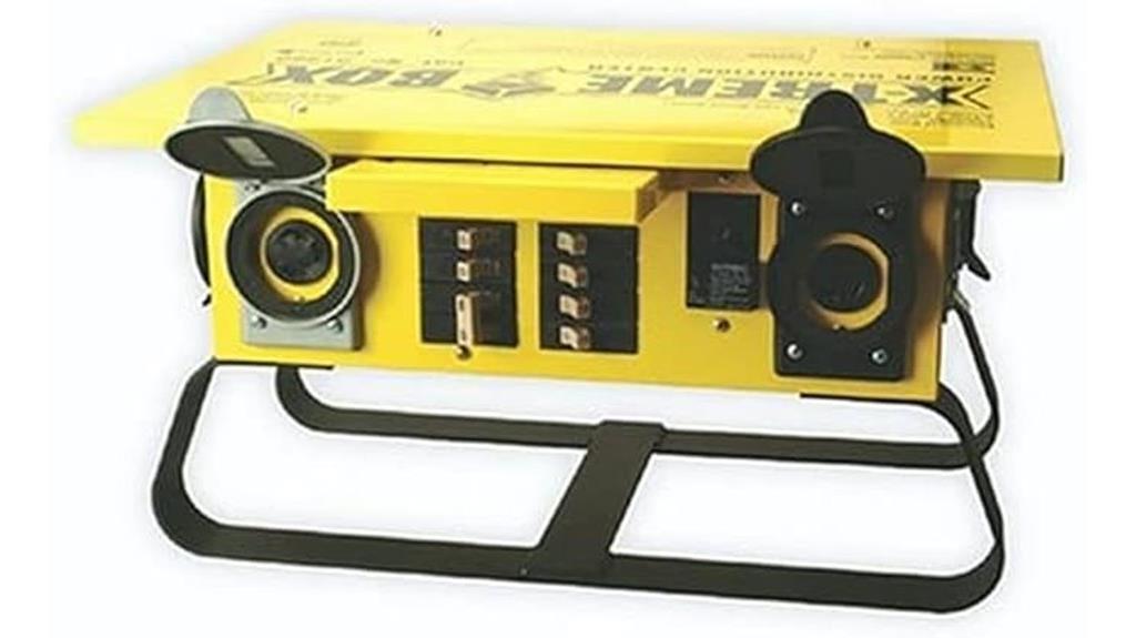 portable twist lock power distributor