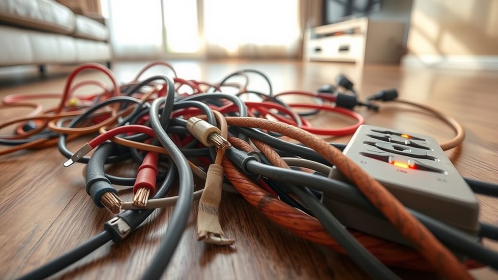 replace damaged extension cords