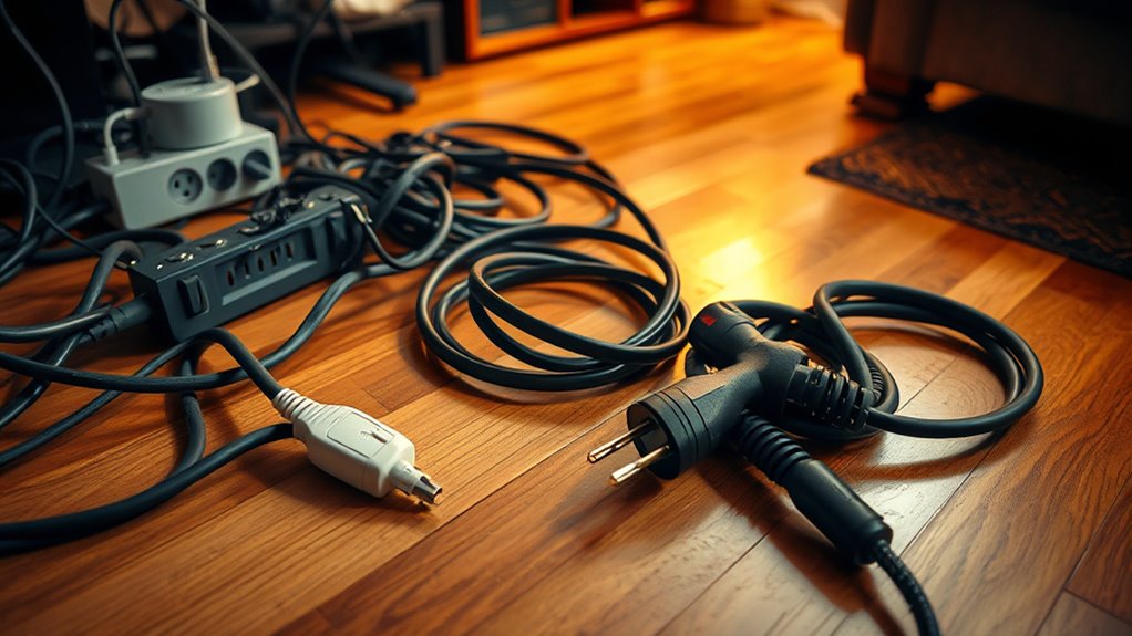 replace damaged extension cords