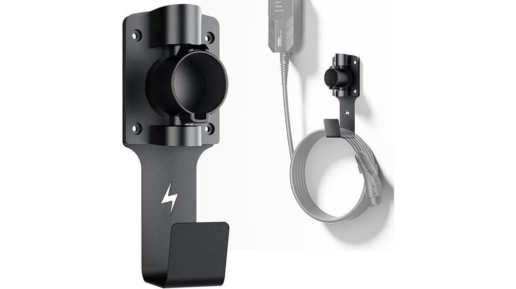 rotatable ev charger dock