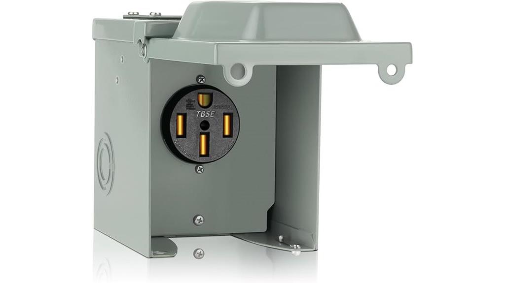 rv power outlet box