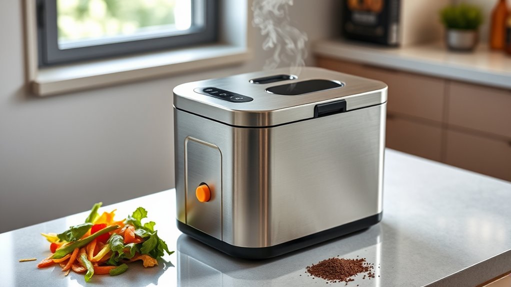 selecting kitchen compost bin