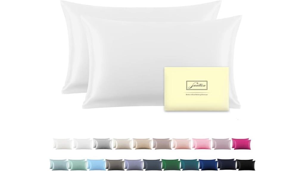 silk pillowcases two pack