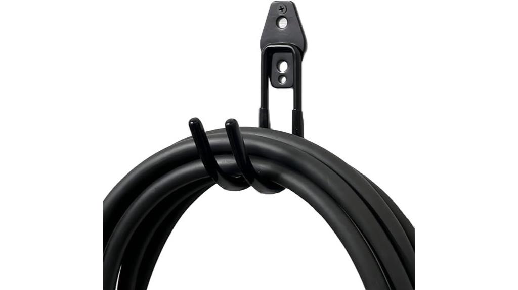 steel wall mount ev hook