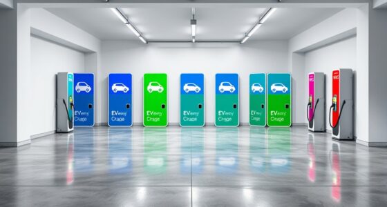stylish home ev charging signs
