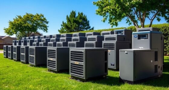 top air cooled backup generators