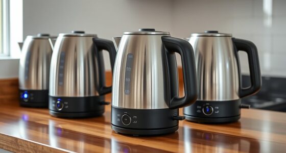 top temperature controlled electric kettles