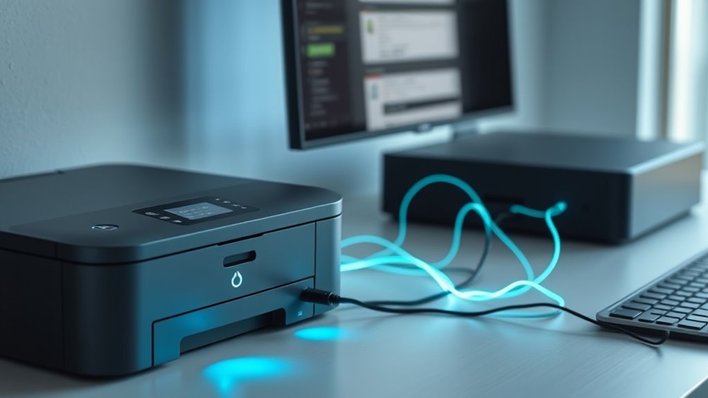 unplug printers to save