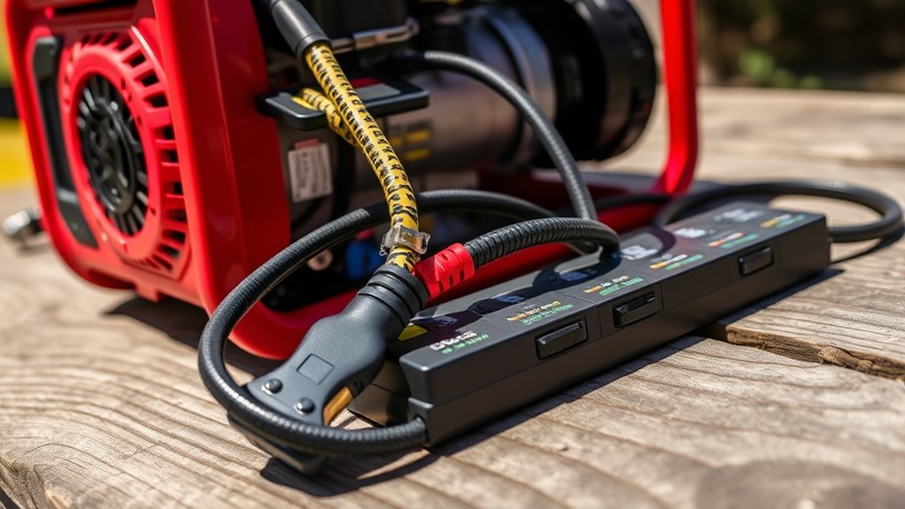 use heavy duty properly rated cords